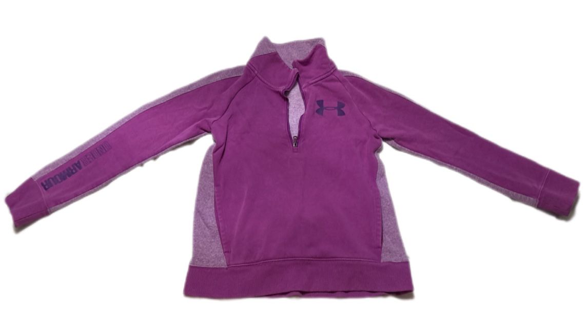 Under Armour Violet Half-Zip Top -Junior’s/ Medium Youth