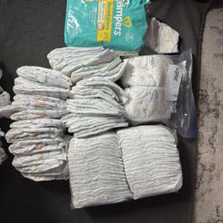 Pampers P1 & Newborn Huggies . Also Size 1 Huggies 