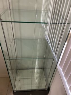 Glass Display Curio Cabinet Excellent Condition