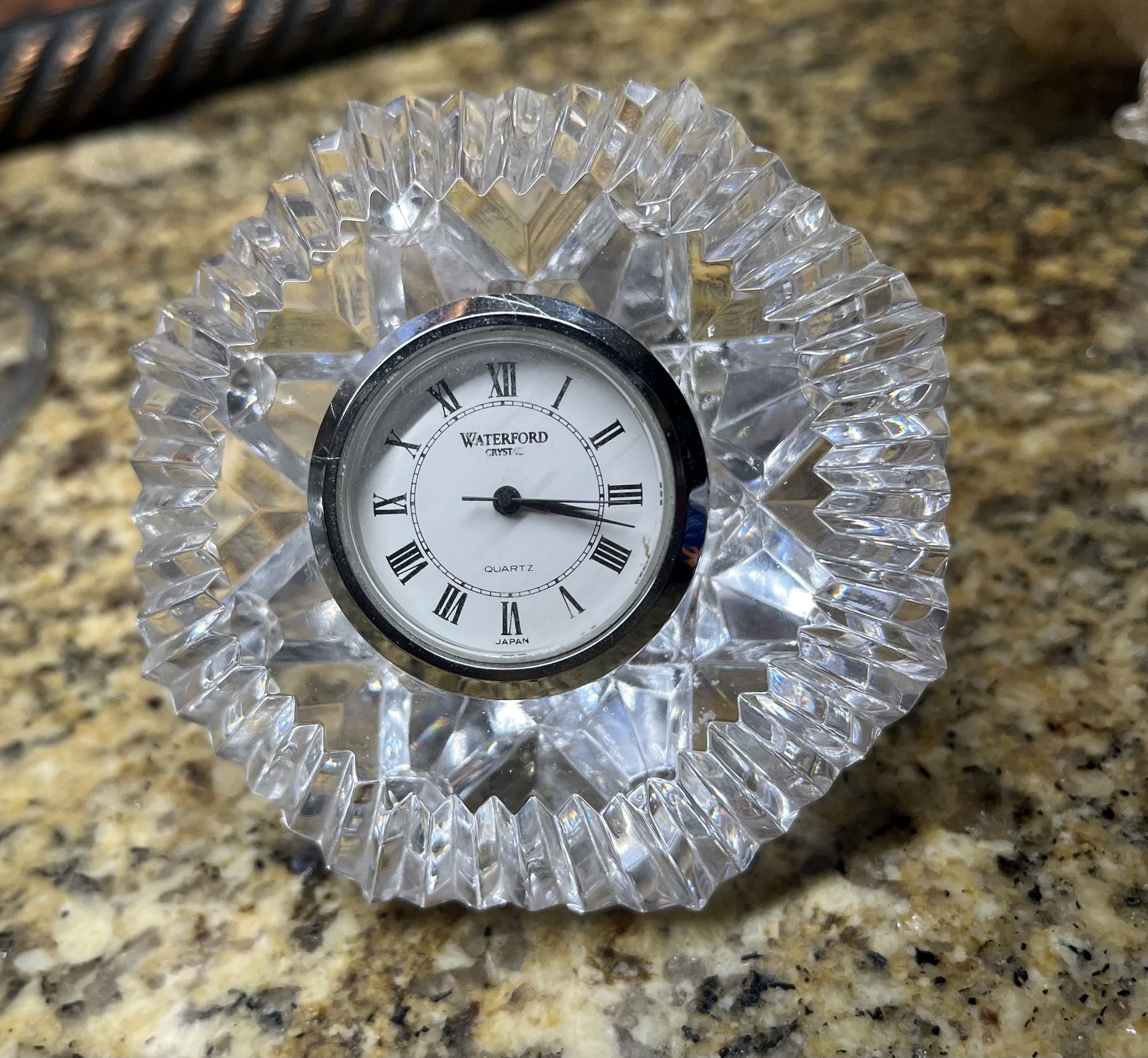 Waterford Desk Clock