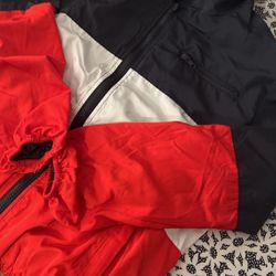 Navy White And Red Windbreaker Size Medium 