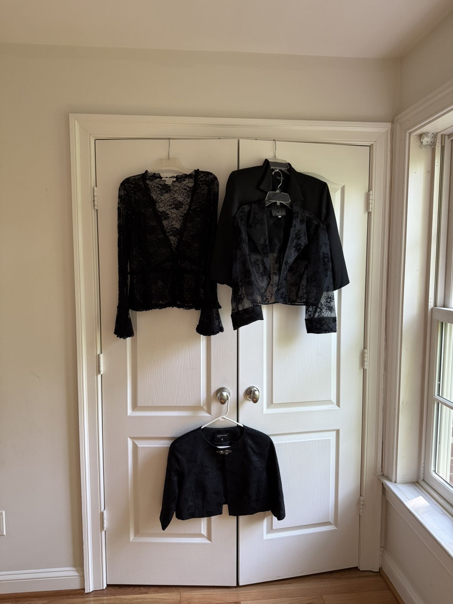 Elegant Black Evening Top & Jacket Bundle (3 Pieces)