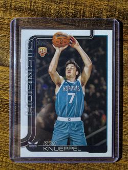 Kon Knueppel Topps Flagship 2025 Charlotte Hornets Rookie Base Set #204