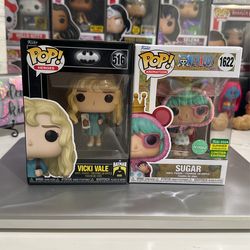 Funko Pop Set- One Piece, Batman