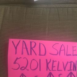Huge 3 Family Yard Sale 5201 Kelvin Ave  Lots Of Stuff 