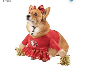 NWT San Francisco 49ers NFL Officially Licensed Cheer Dog Costume