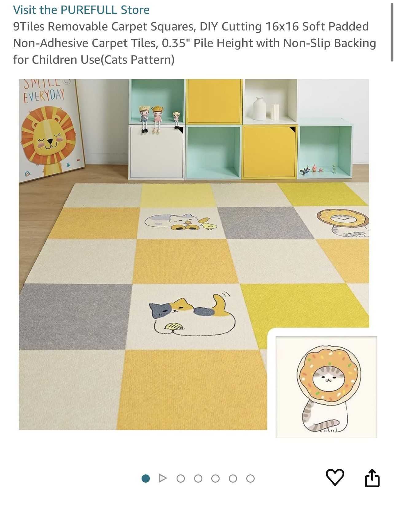 9Tiles Removable Carpet Squares