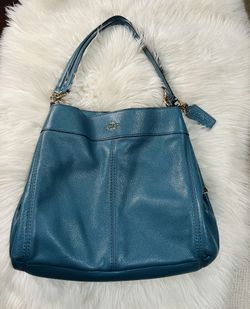 Coach Lexy Purse Teal Color 