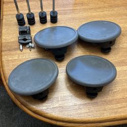 Yamaha TP 60 Electronic Drum Pads W Mounting Hardware 