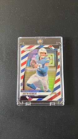 Justin Herbert Panini Prizm NFL Trading Card