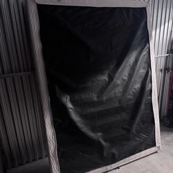 Full Size Tufted Upholstered Headboard & Platform Bed Frame with Mattress