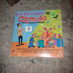 Christmas With The Chipmunks Vinyl Record 