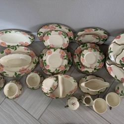 Franciscan Dishes Dessert Rose