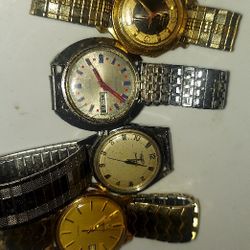 Omega QUARTZ, LONGINES And Bulova