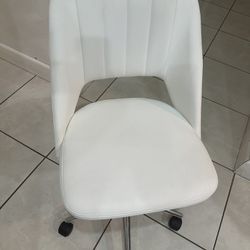 White Vanity Chair 
