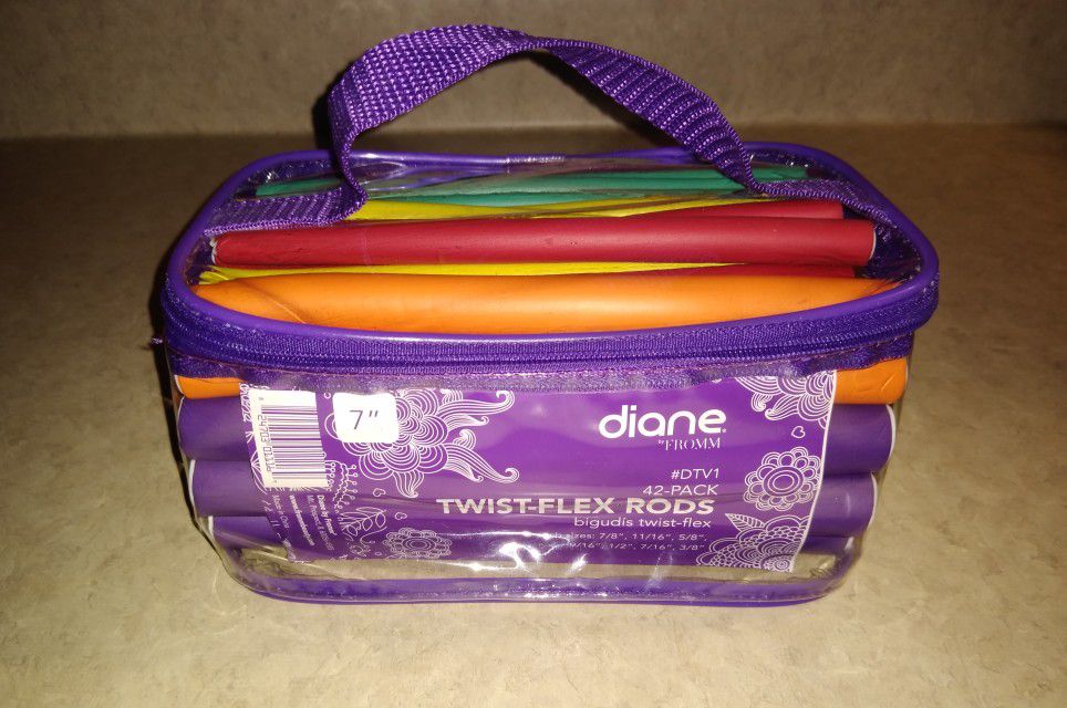 Diane By Fromm 42 Pack Twist Flex Rods Foam Hair Curlers Styling Tools Curly Set
