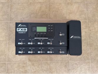 Fractal Audio FX8 effects unit and EV1 Expression Pedal