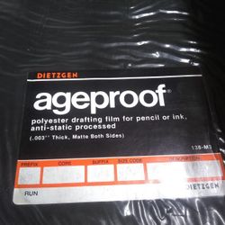 Dietzgen Ageproof Polyester Drafting Film For Pencil And Ink