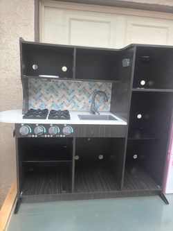 Kids Play Kitchen & Washer/Dryer Set