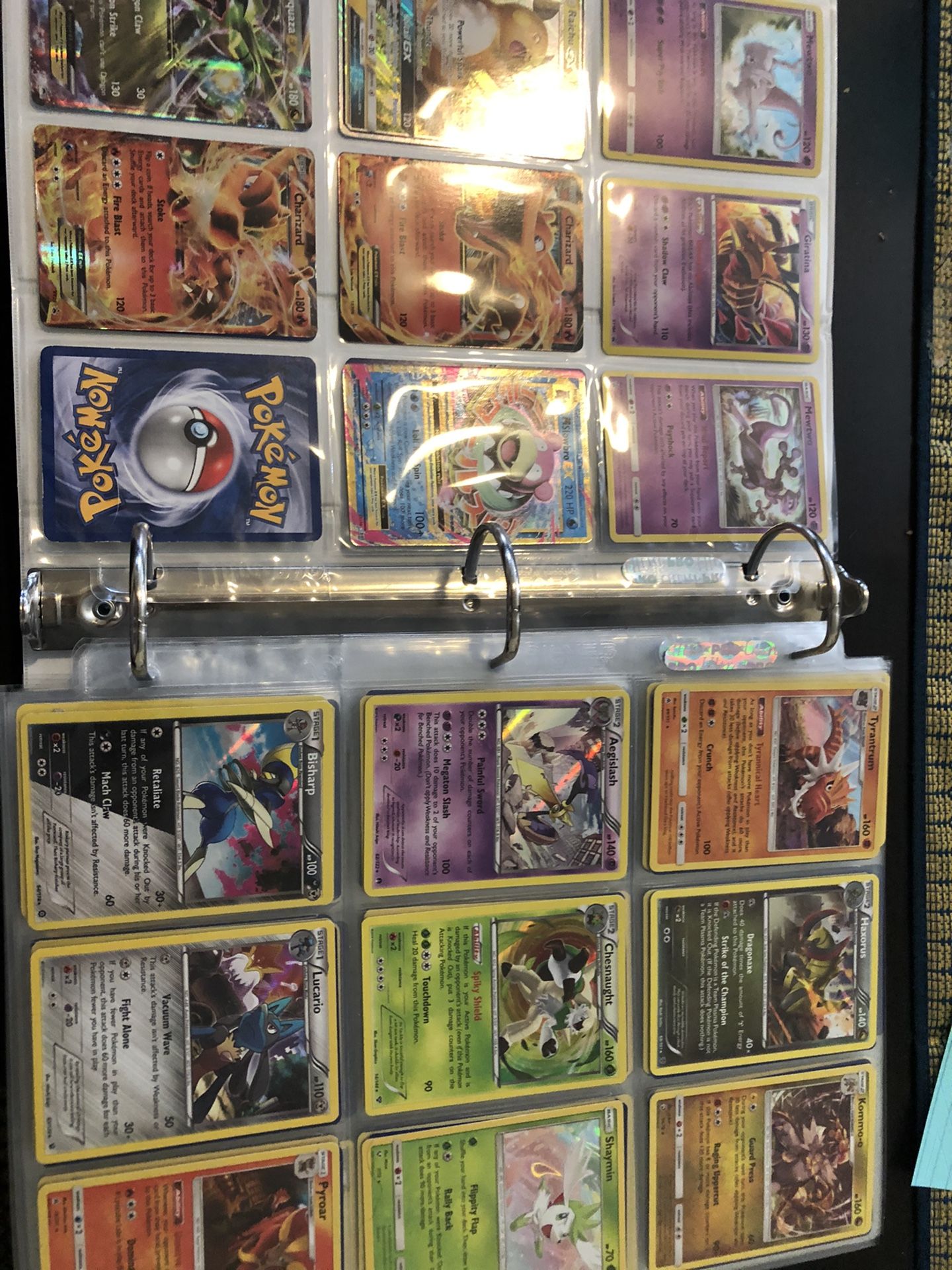 Pokemon card collection with unopened Kyurem decks