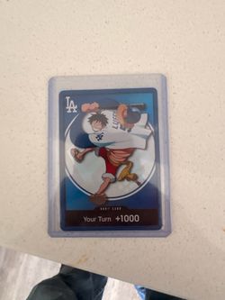 One Piece TCG Luffy LA Dodgers Don!! Card