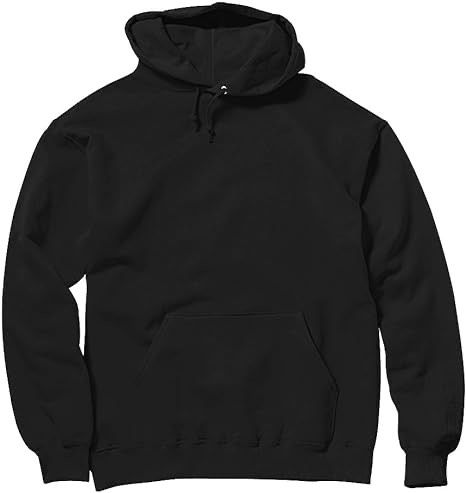 Heavy 80% Cotton 20% Polyester Adult Pullover Black Hoodie M, L, XL - $30