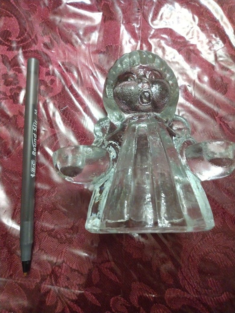 Crystal Angel Candle Holder 