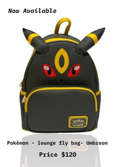 Lounge fly Pokemon backpack