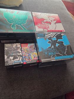 Etbs, black bolt, white flare,  twilight masquerade,  and booster bundle black bolt ,journey together