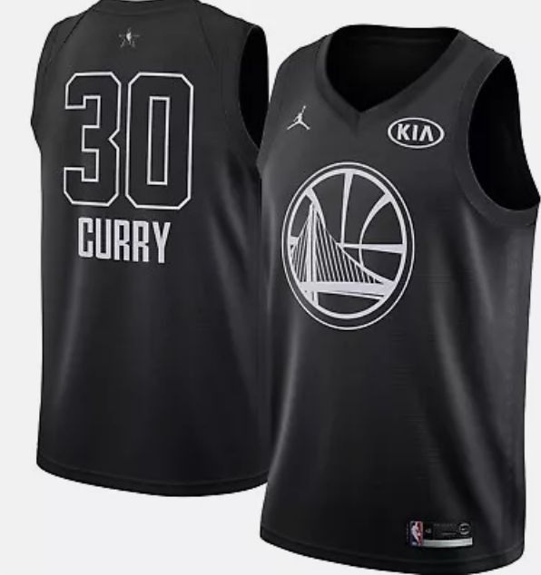 Steph Curry MEN Stitches Jersey Black XXL