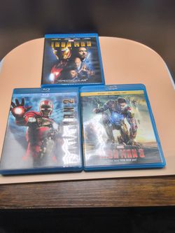 TRADE IRON MAN 1 2 3 Blu Ray Tested