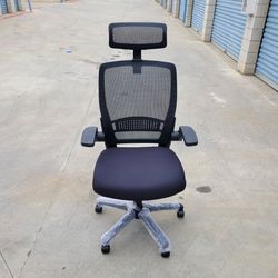 Office Chair With Flip Up Arm And Headrest 