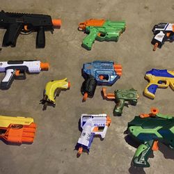Nerf And Random Toy Guns $10