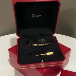 Cartier Small Love bracelet, size 17.