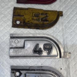1954 Original California Car Truck YOM License Plate Metal Tag 1951 815