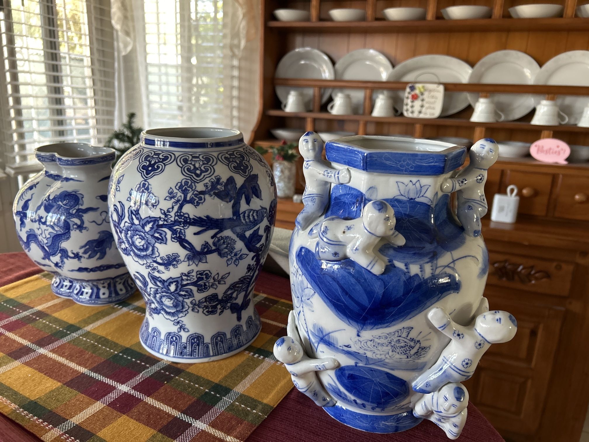 Blue Ceramic Vases