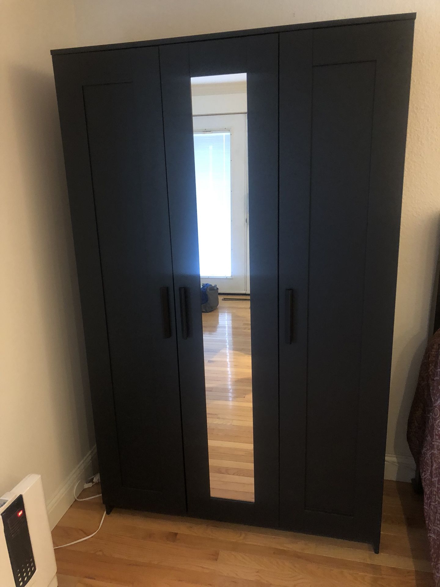 IKEA Brimnes Wardrobe Black