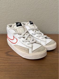 Nike Blazer Mid '77 Girls US 10C White & Pink