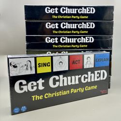 Get ChurchED Christian Party Game Lot of 7 - Sing,  Act & Explain Bible Trivia - New Sealed