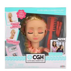 Cute Girls Hairstyles Styling Head Doll Expert Techniques Mindy Mcknight Playset