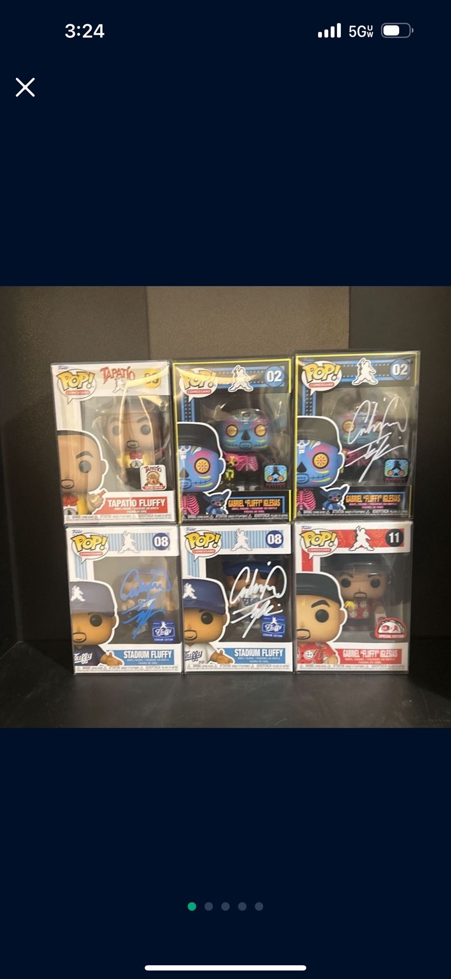 Autograph Fluffy Funko Pop