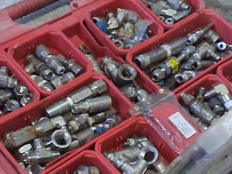 Hydraulic fittings lots of them