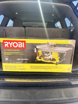 Ryobi 13 Amp 8-1/4 in. Compact Portable Corded Jobsite Table Saw (No Stand)