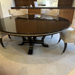 Marge Carson Formal Dining Room Table & 6 Chairs