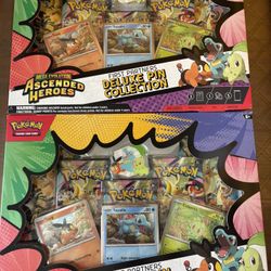 Ascended heroes First partners pin collections 