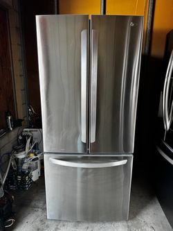 LG French Doors stainless steel refrigerator