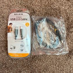6’ USB-A to USB-B Cables