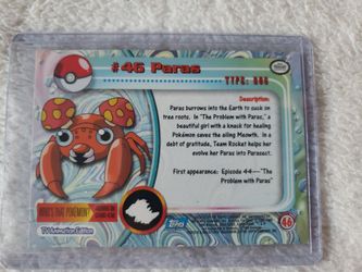 first edition paras pokemon card Pokémon Card Paras #46 TV Animation Blue Logo 1st Print ENG L015209 – AGS  Collectibles main image 1