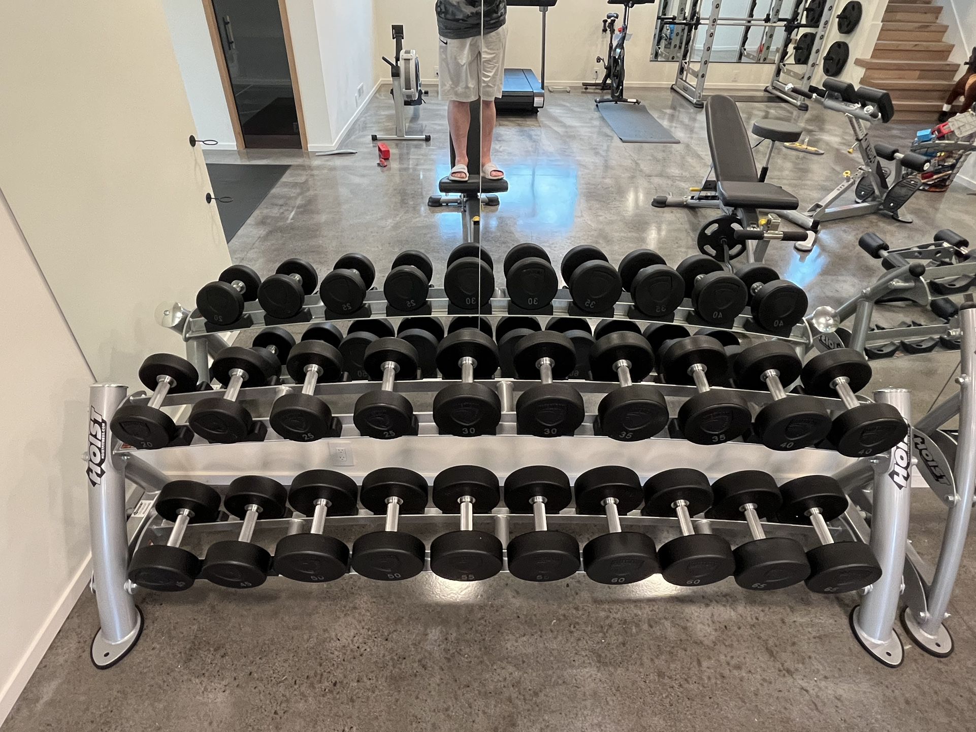 Dumbbell Set And Rack 