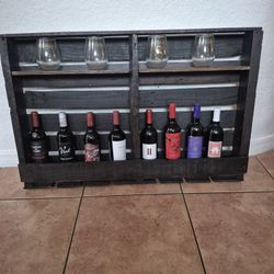 Wooden Wine Rack $75
